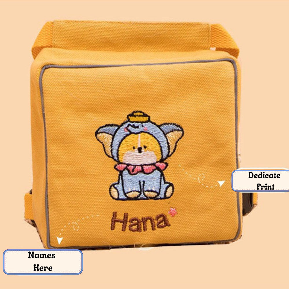 Gousy Customized Pet Embroidery Backpack & Chest Collar Gousy